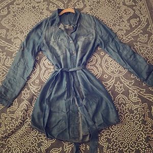 Like Blue faded jeans dress